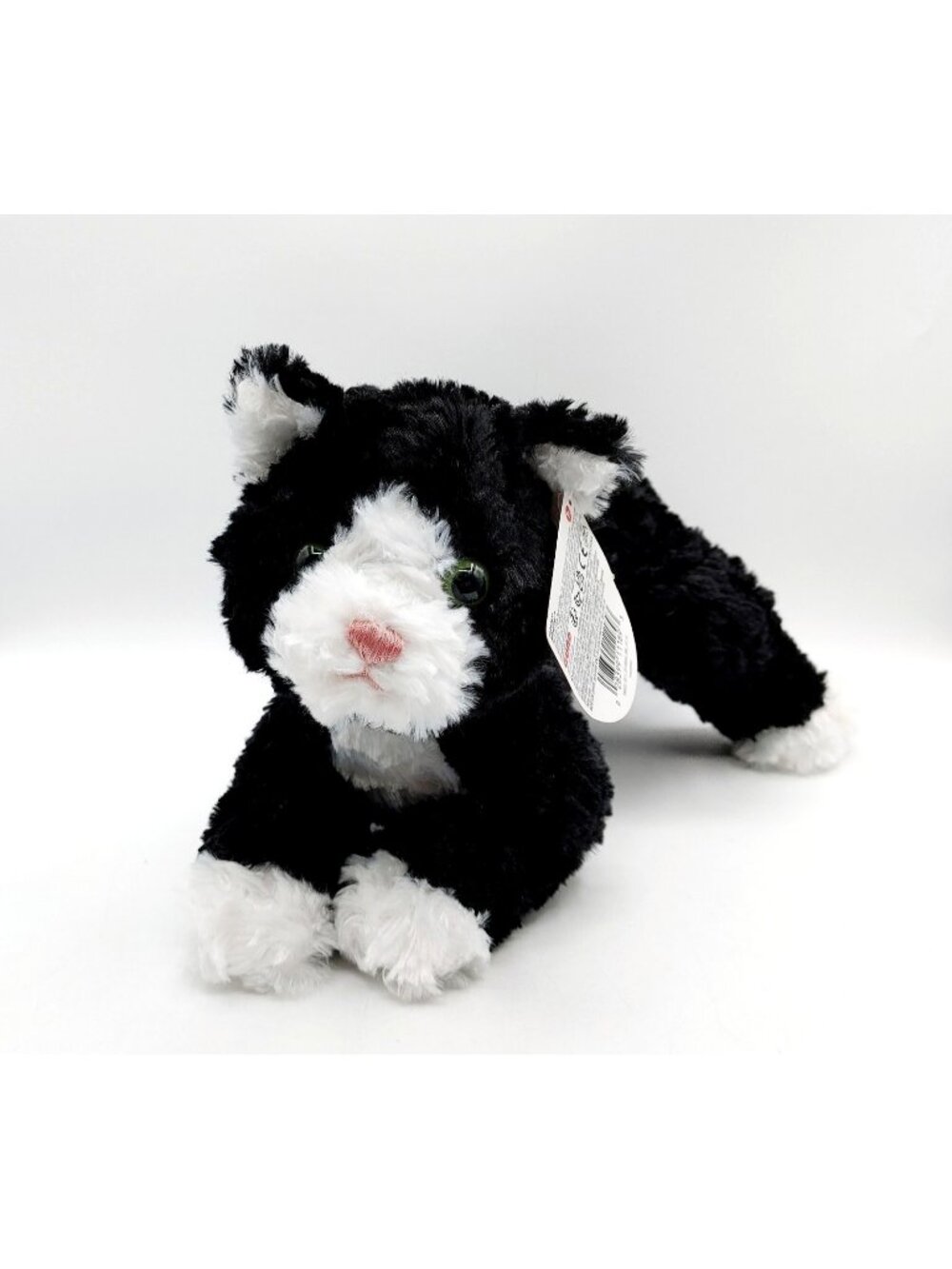 GUND Sebastian Black White Tuxedo Cat plush 13" NEW